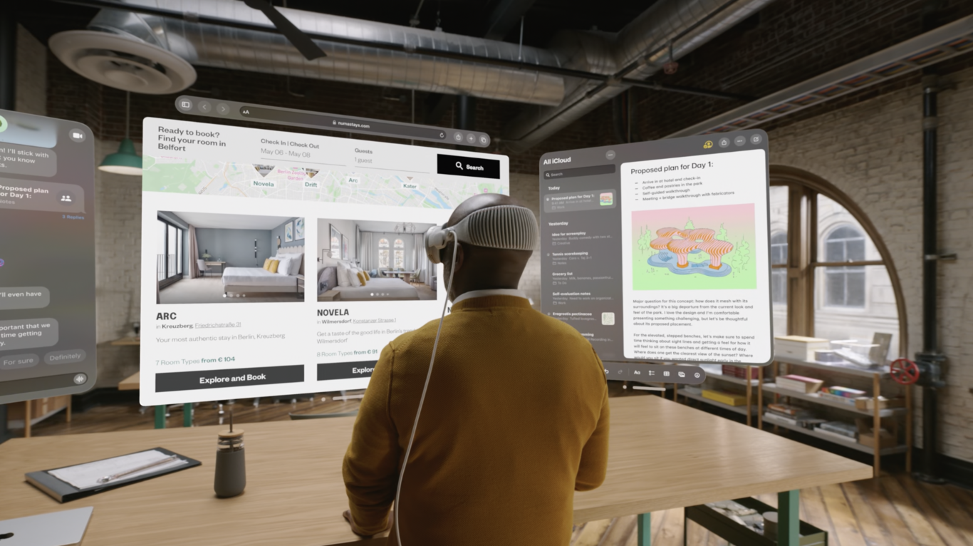 Apple insta a adoptar el término ‘Computing Espacial’ en lugar de AR o VR para sus aplicaciones VisionOS