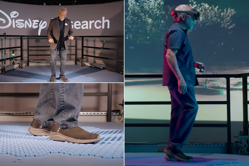 Disney presenta un suelo especial para transformar la experiencia de la realidad virtual