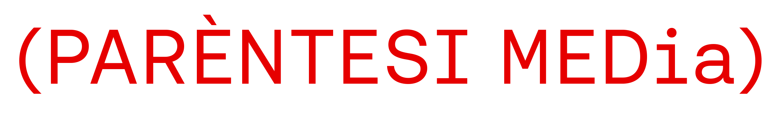 Paréntesis.Media