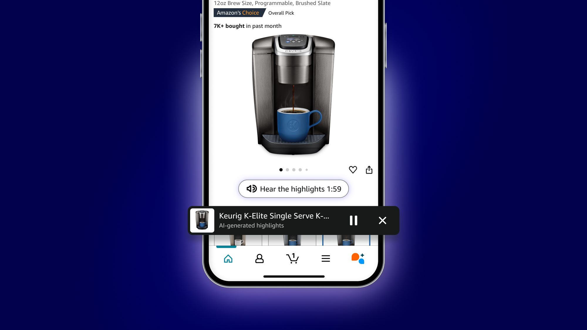 Amazon prueba audios con IA para facilitar decisiones de compra en su app