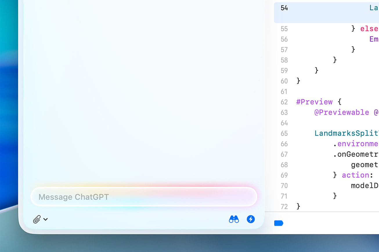 Apple integra Chat GPT en Xcode 26