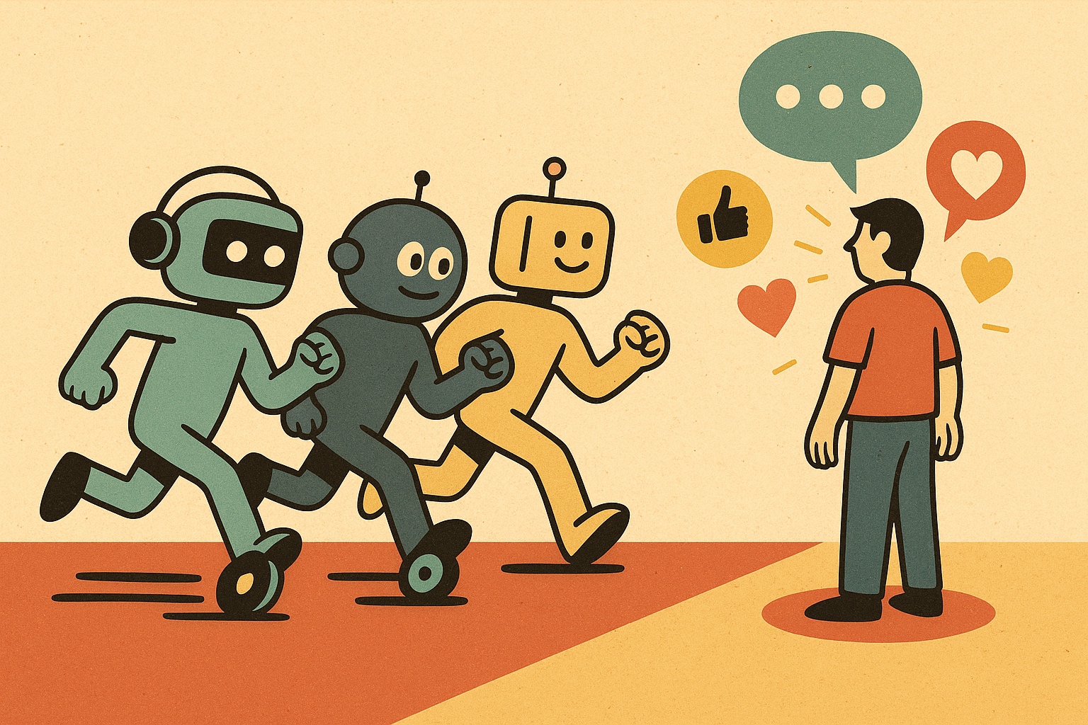 La carrera entre los chatbots para captar tu atención