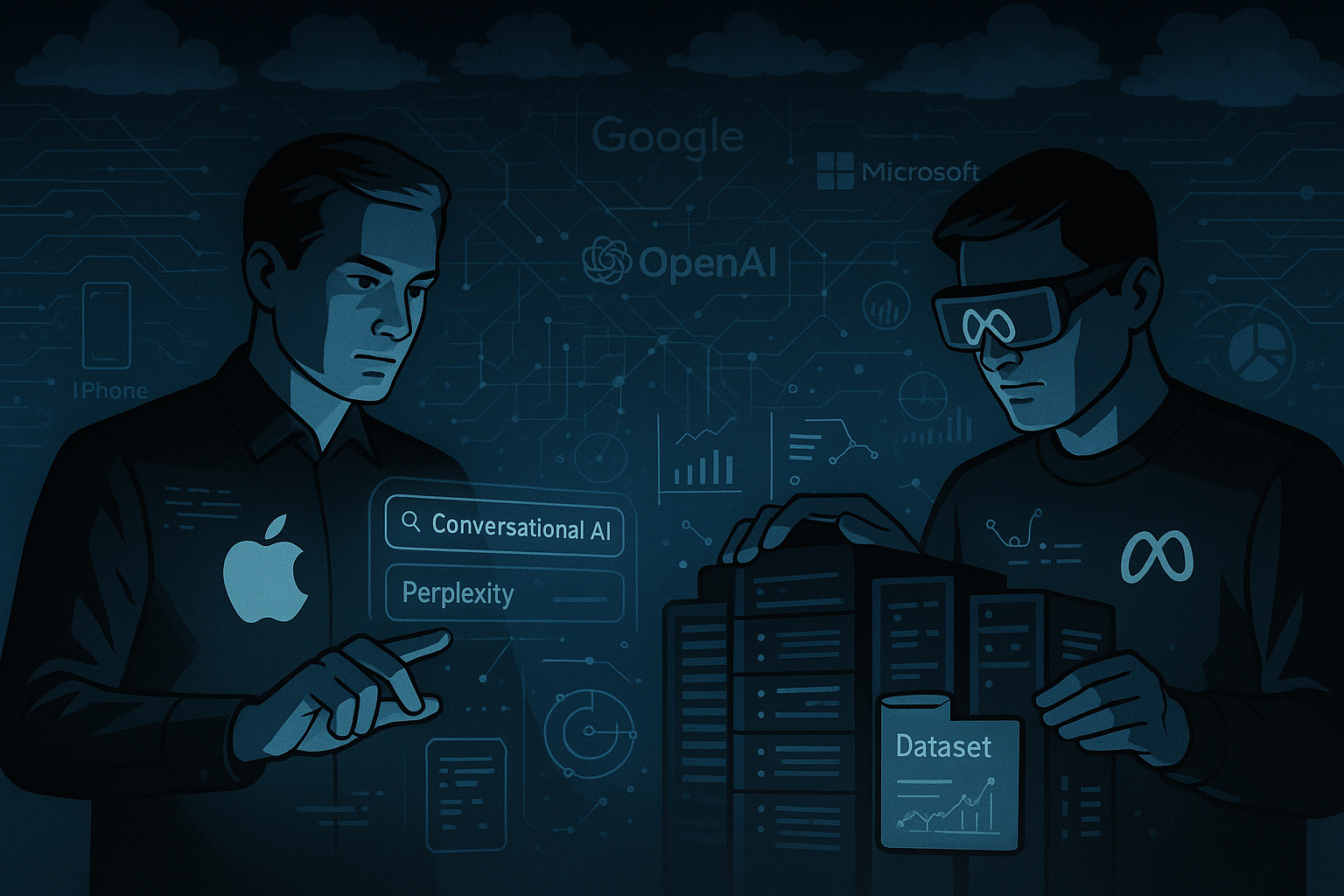 Apple, Meta y la nueva guerra por el control de la inteligencia artificial