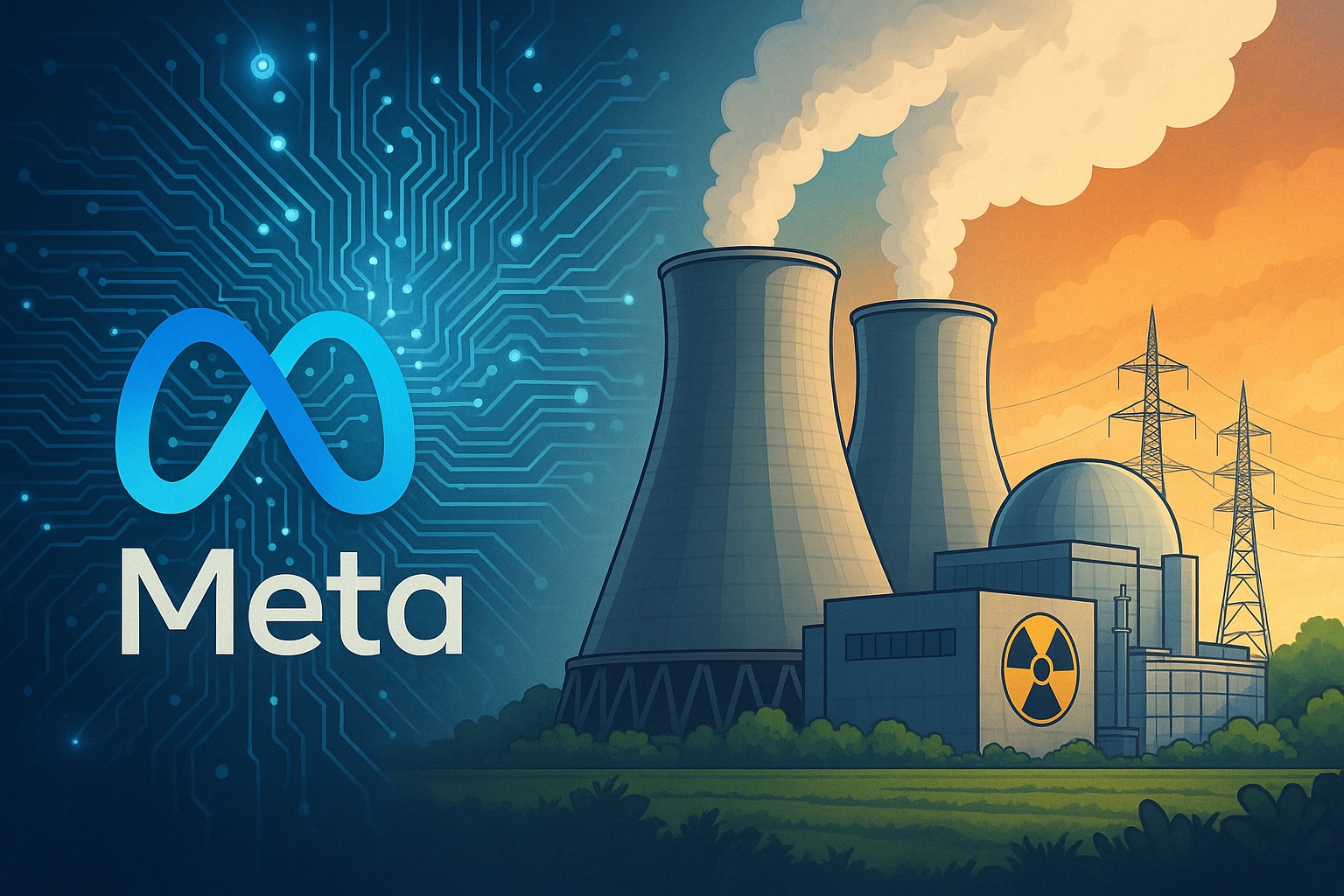 IA con energía nuclear: Meta y Constellation cierran un acuerdo clave