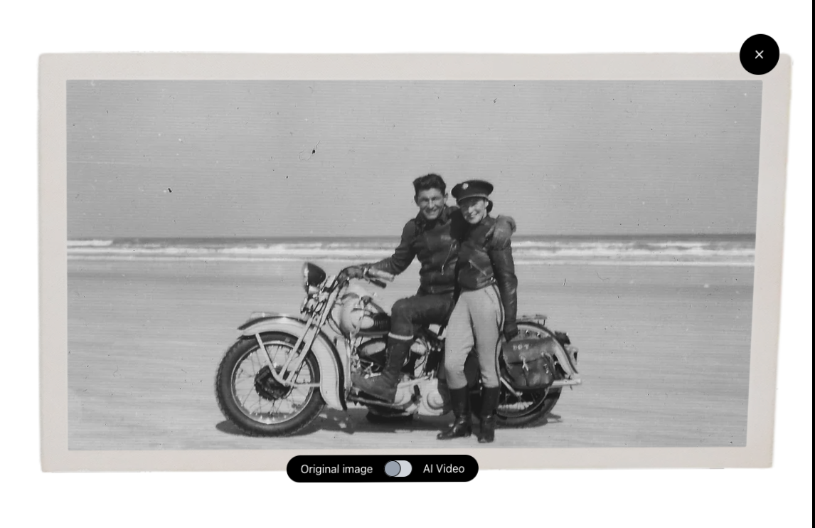 Google anima fotos centenarias del museo Harley-Davidson con IA