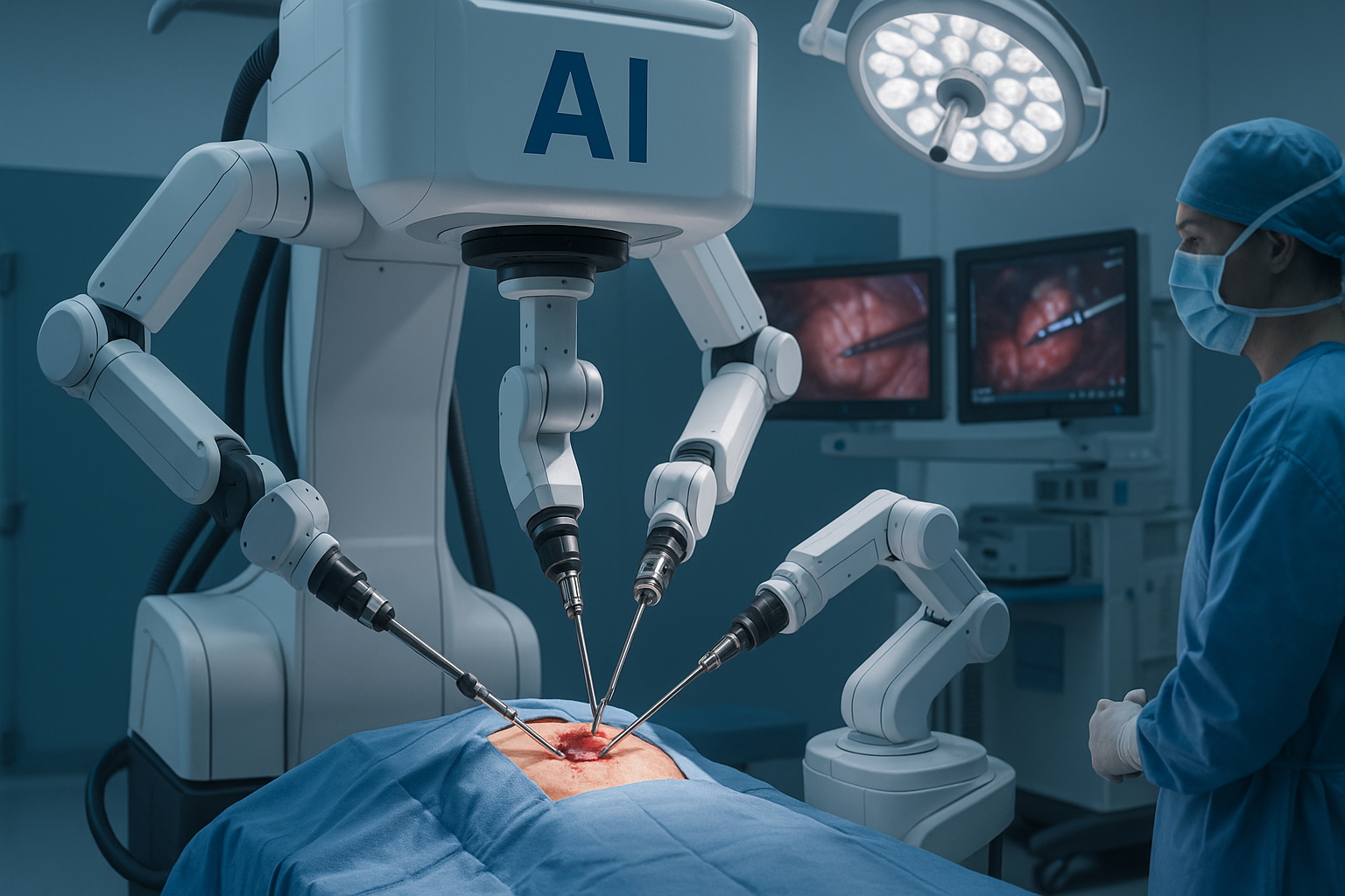 IA en el quirófano: el primer robot que opera solo