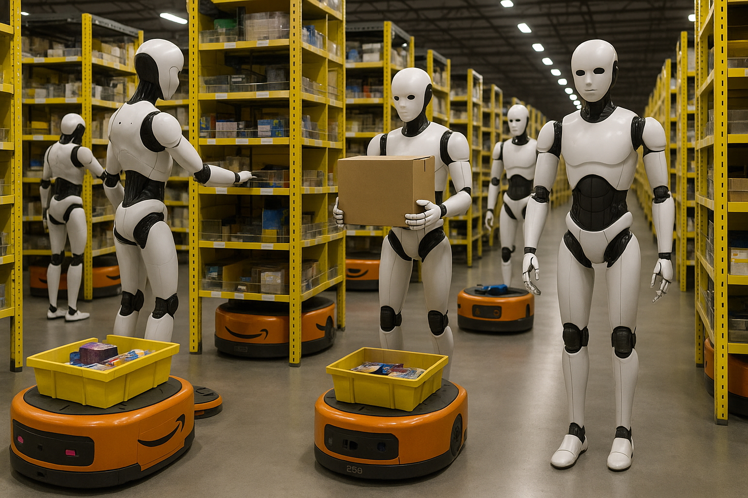 Amazon alcanza el hito del millón de robots y presenta DeepFleet