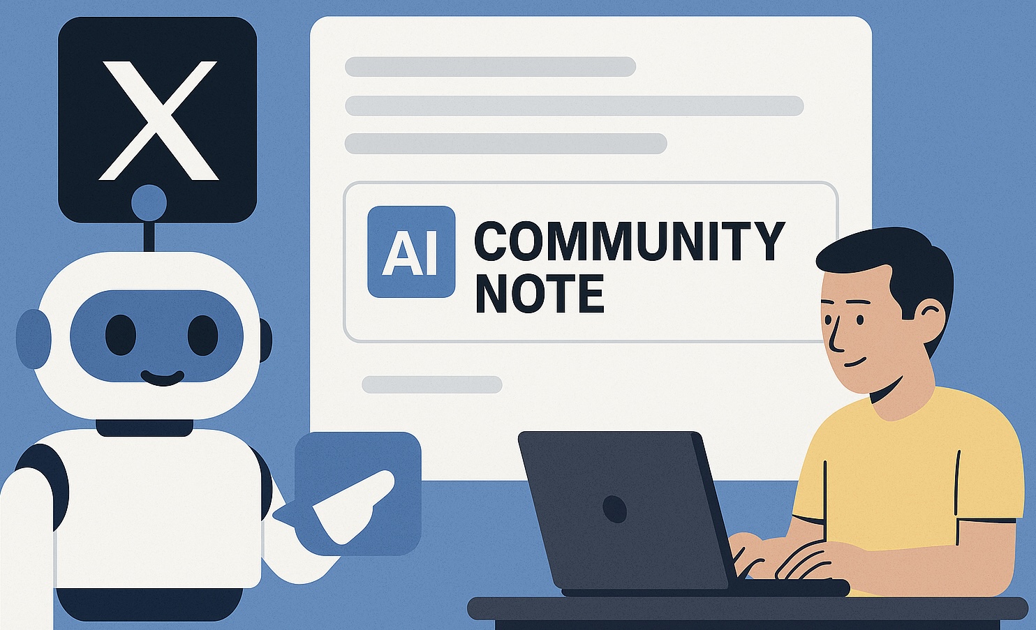 X empieza a probar notas comunitarias escritas por inteligencia artificial