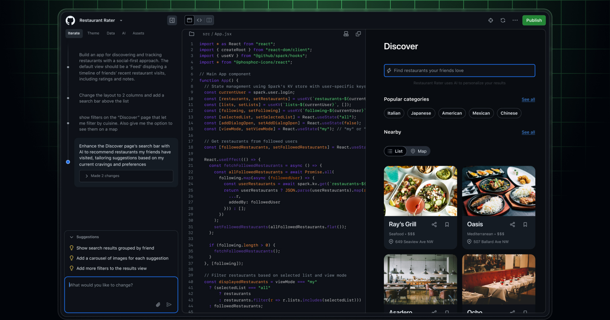 GitHub Spark, la nueva herramienta para generar aplicaciones con IA a partir de texto