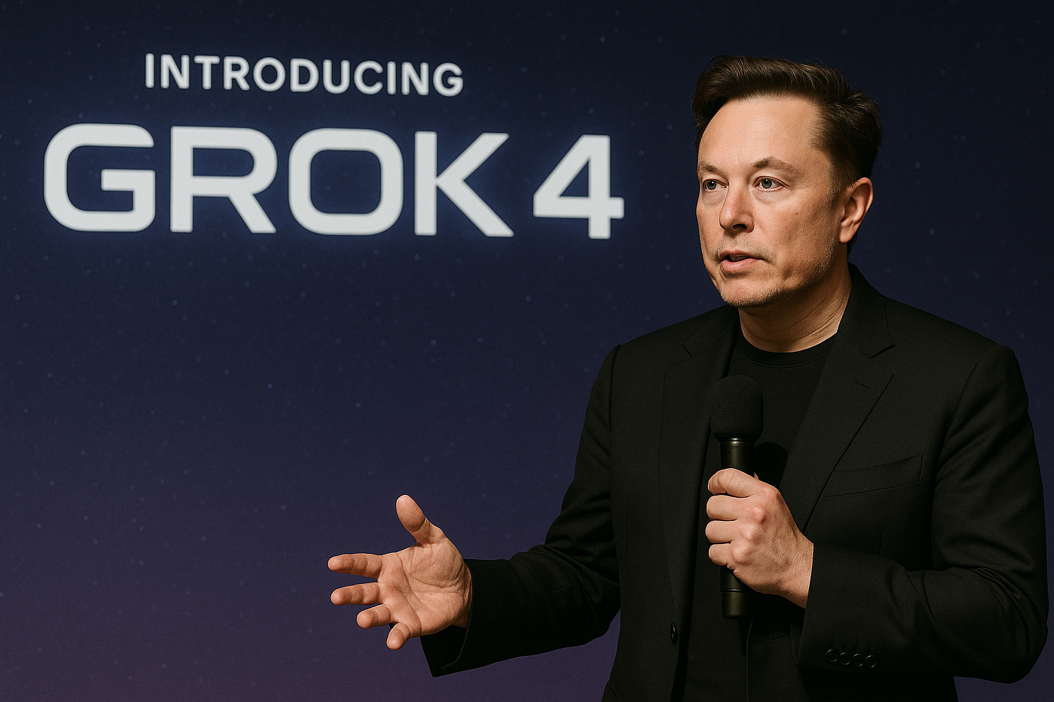 Grok 4  llega en medio de una tormenta digital