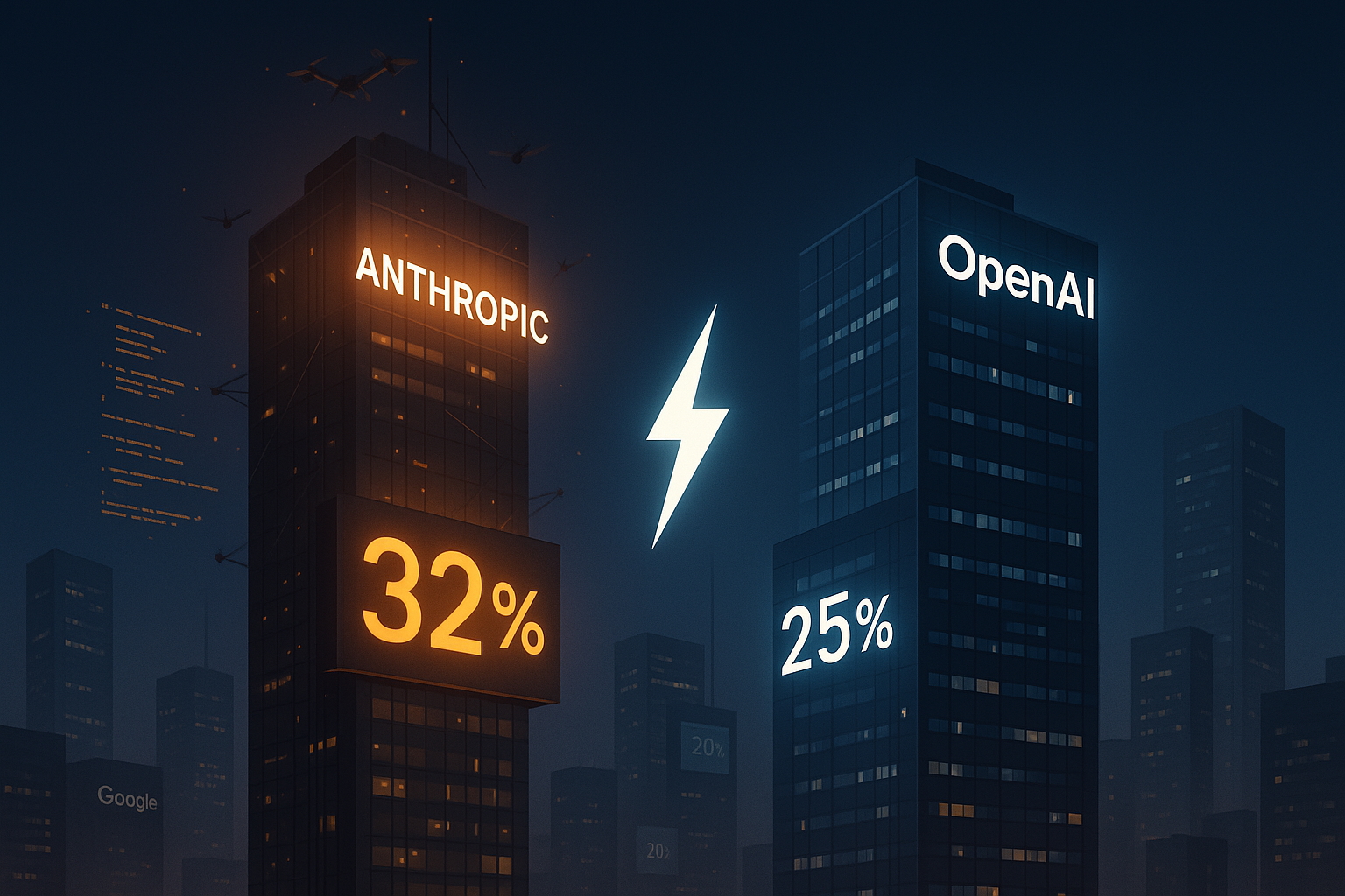 Las empresas prefieren los modelos de Anthropic a los de OpenAI
