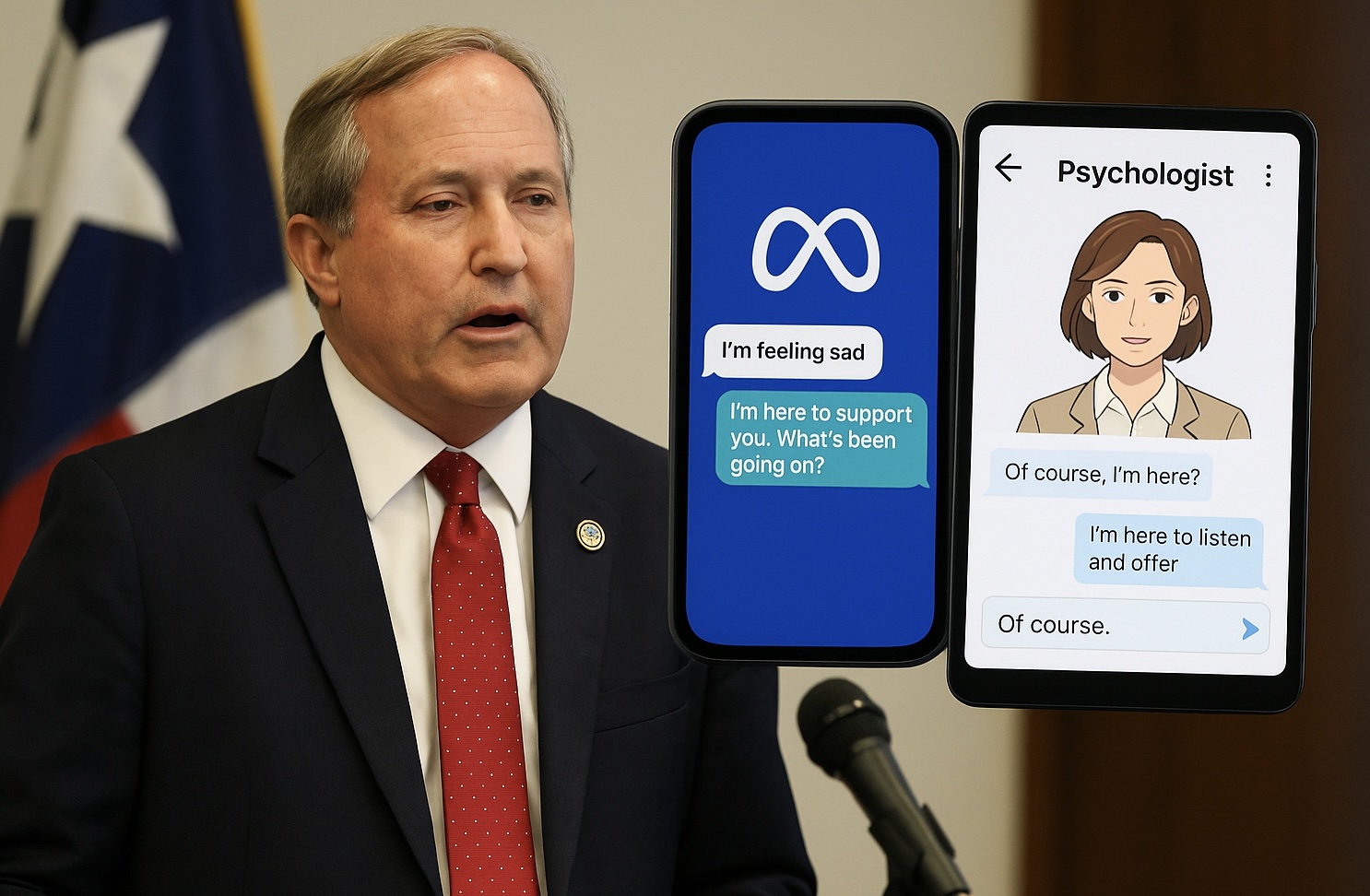 Texas investiga a Meta y Character.AI por ofrecer “terapia” a menores