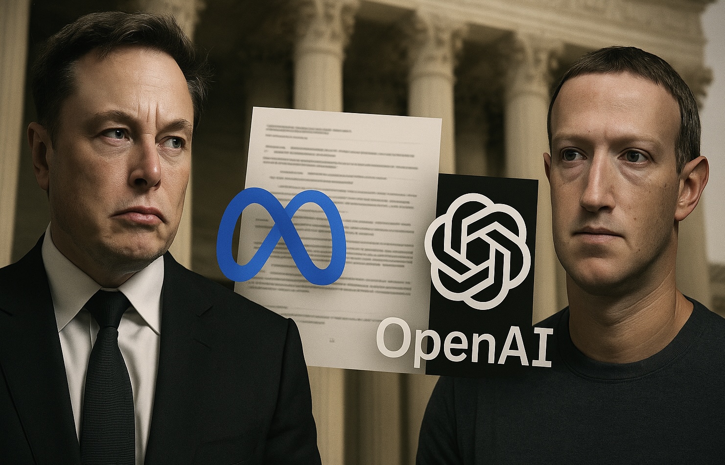 OpenAI cuestiona a Meta por posible alianza secreta con Musk en la guerra por la IA