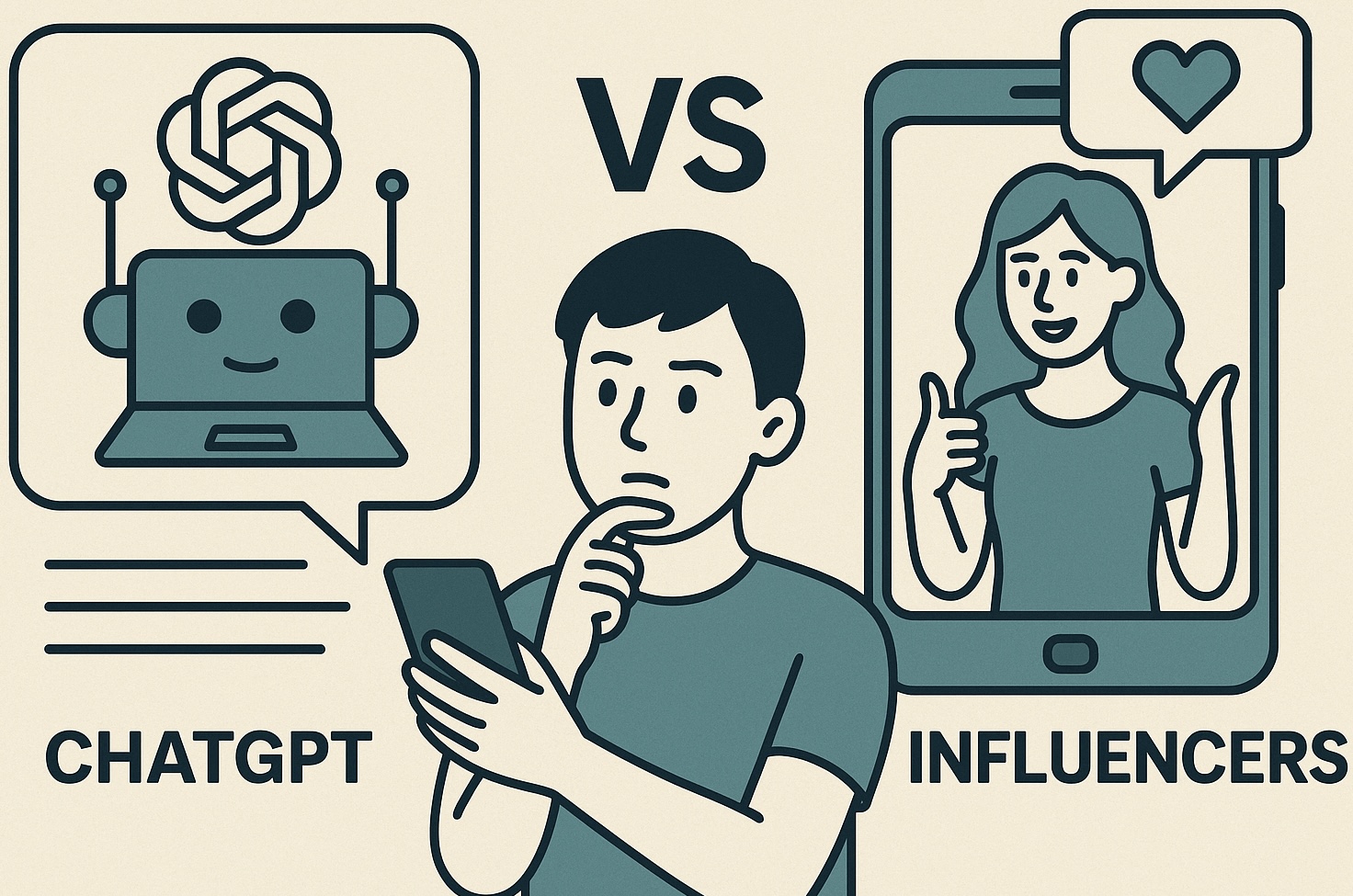 ChatGPT desbanca a los influencers como referencia de compra entre jóvenes españoles