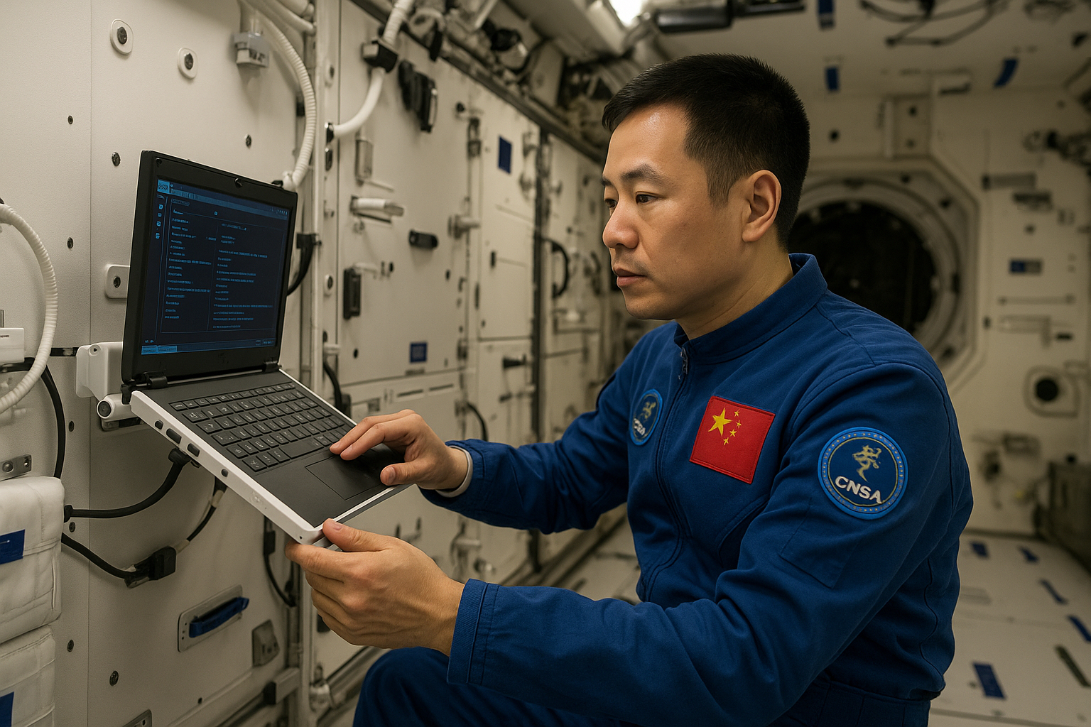 La IA china que acompaña a los astronautas en órbita