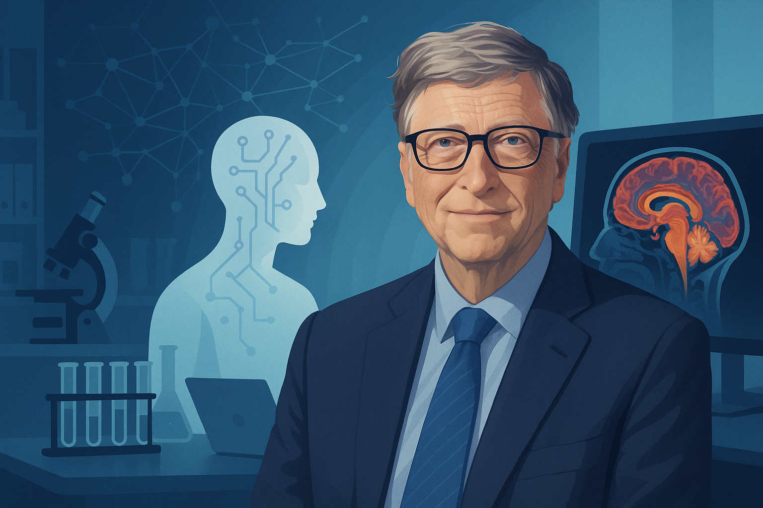 Bill Gates lanza un reto de 1 millón para que la IA enfrente el Alzheimer