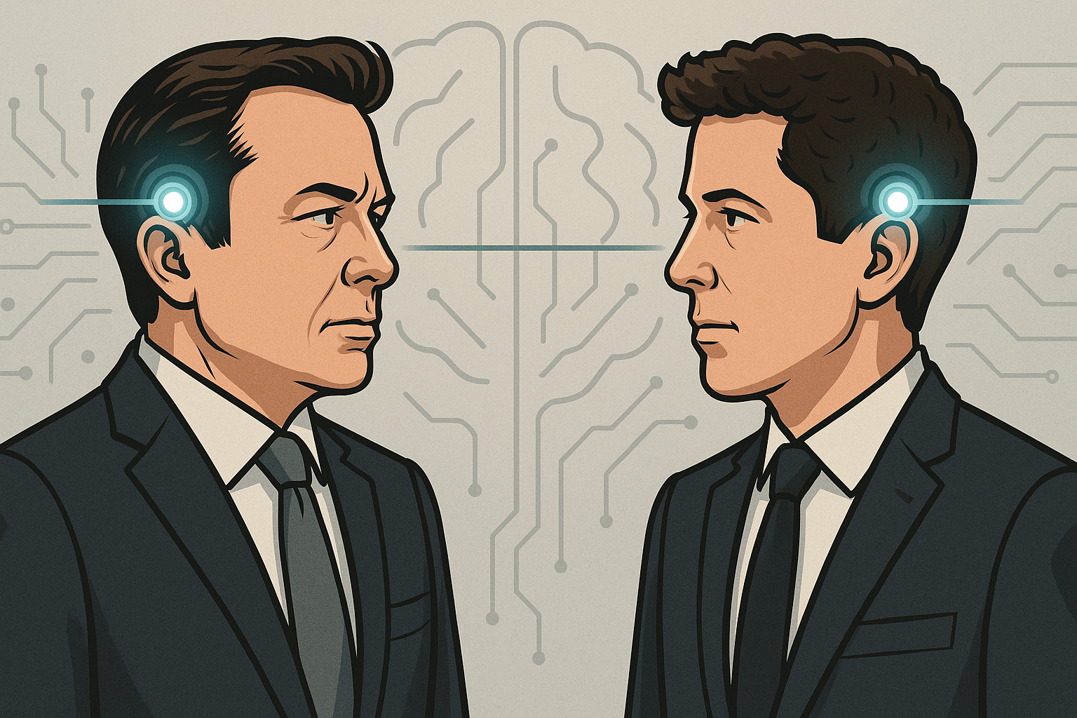 Altman y Musk ahora se miden en el terreno más íntimo, el cerebro