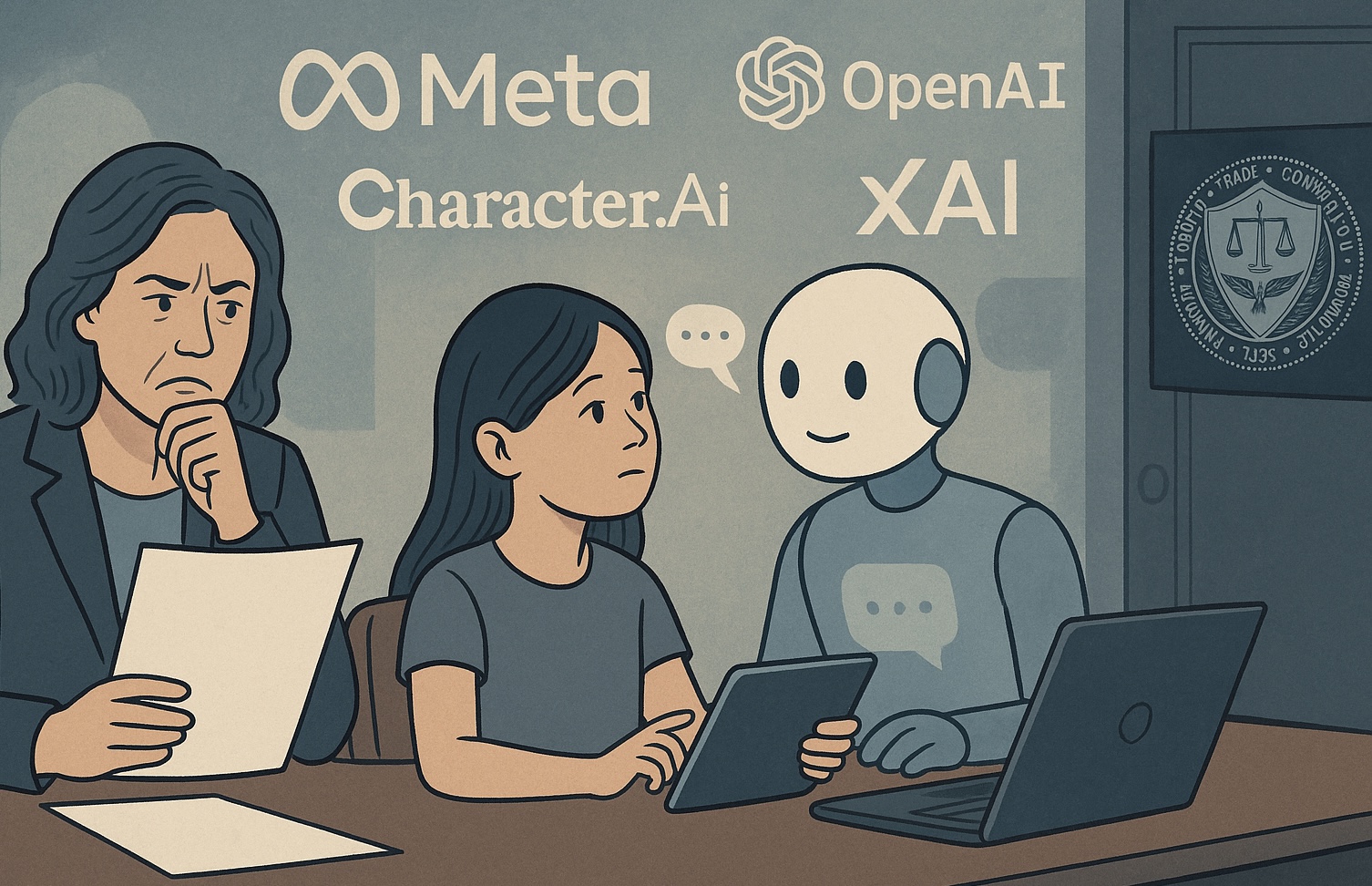 Estados Unidos abre una investigación sobre chatbots de IA dirigidos a menores
