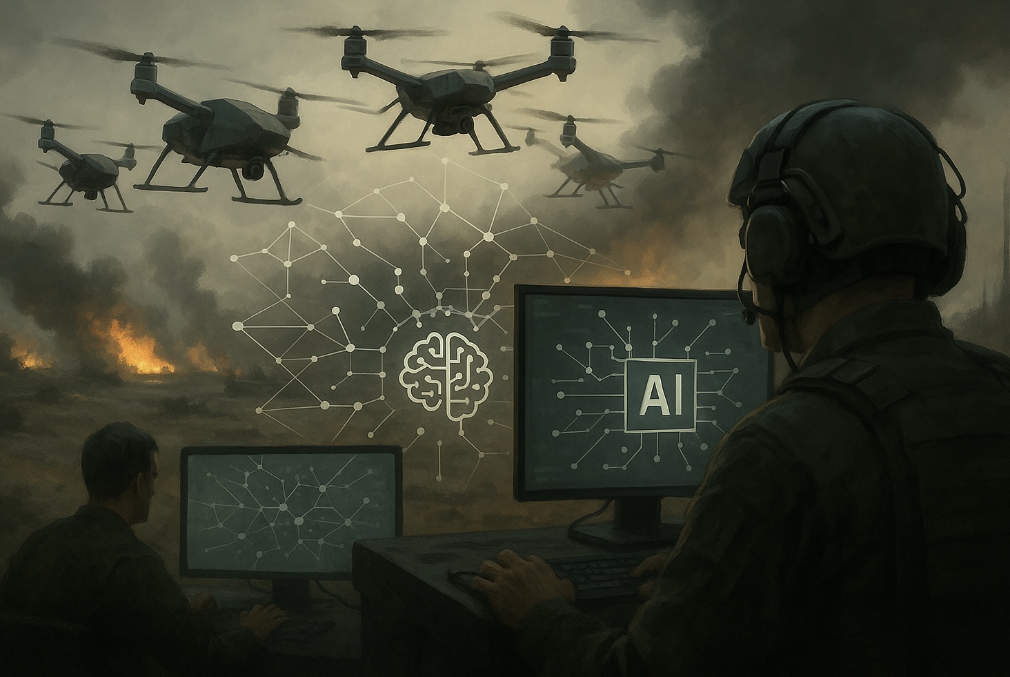 Drones inteligentes transforman el campo de batalla en Ucrania