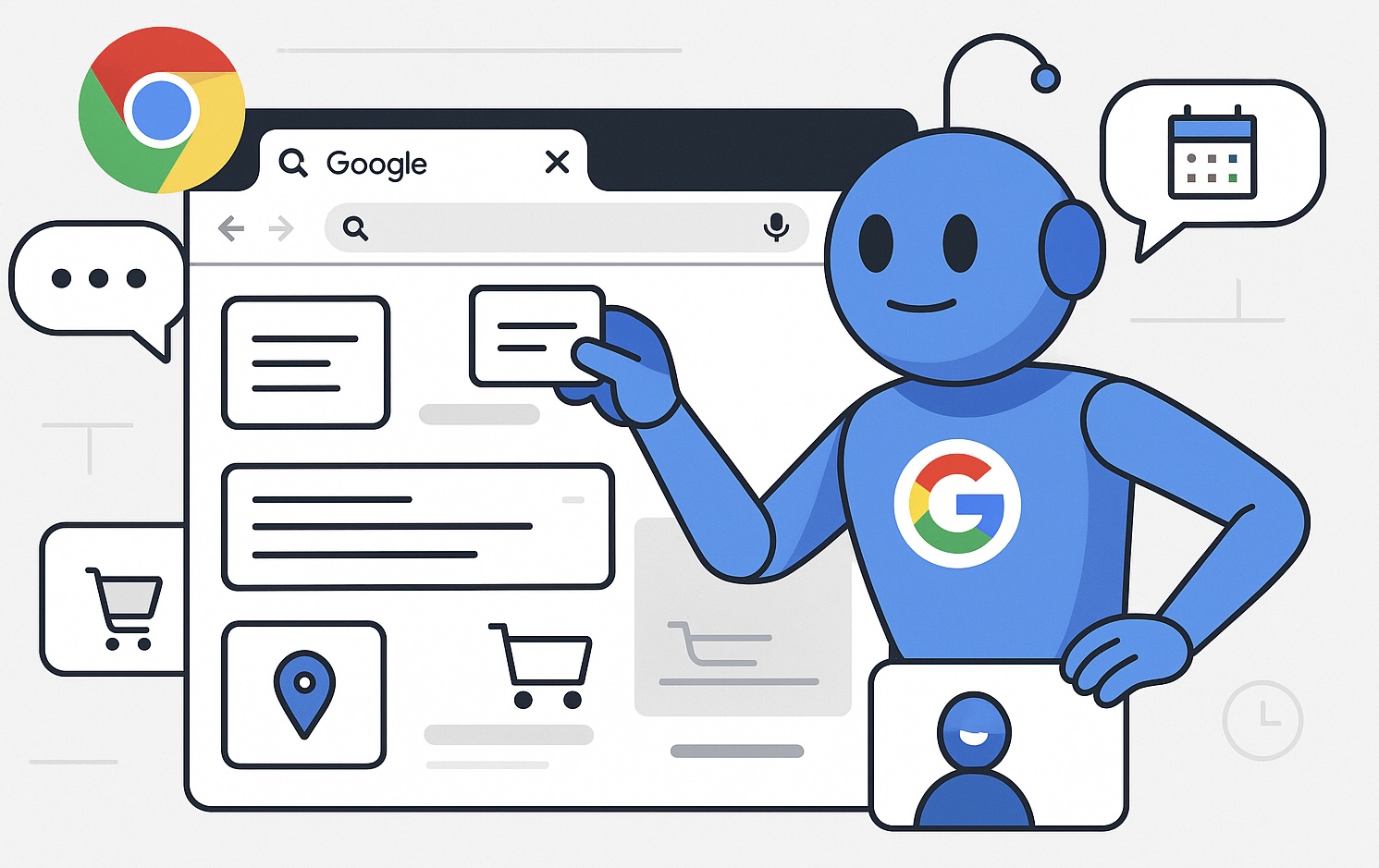 Chrome se reinventa con IA y se convierte en un agente que hace tareas por ti
