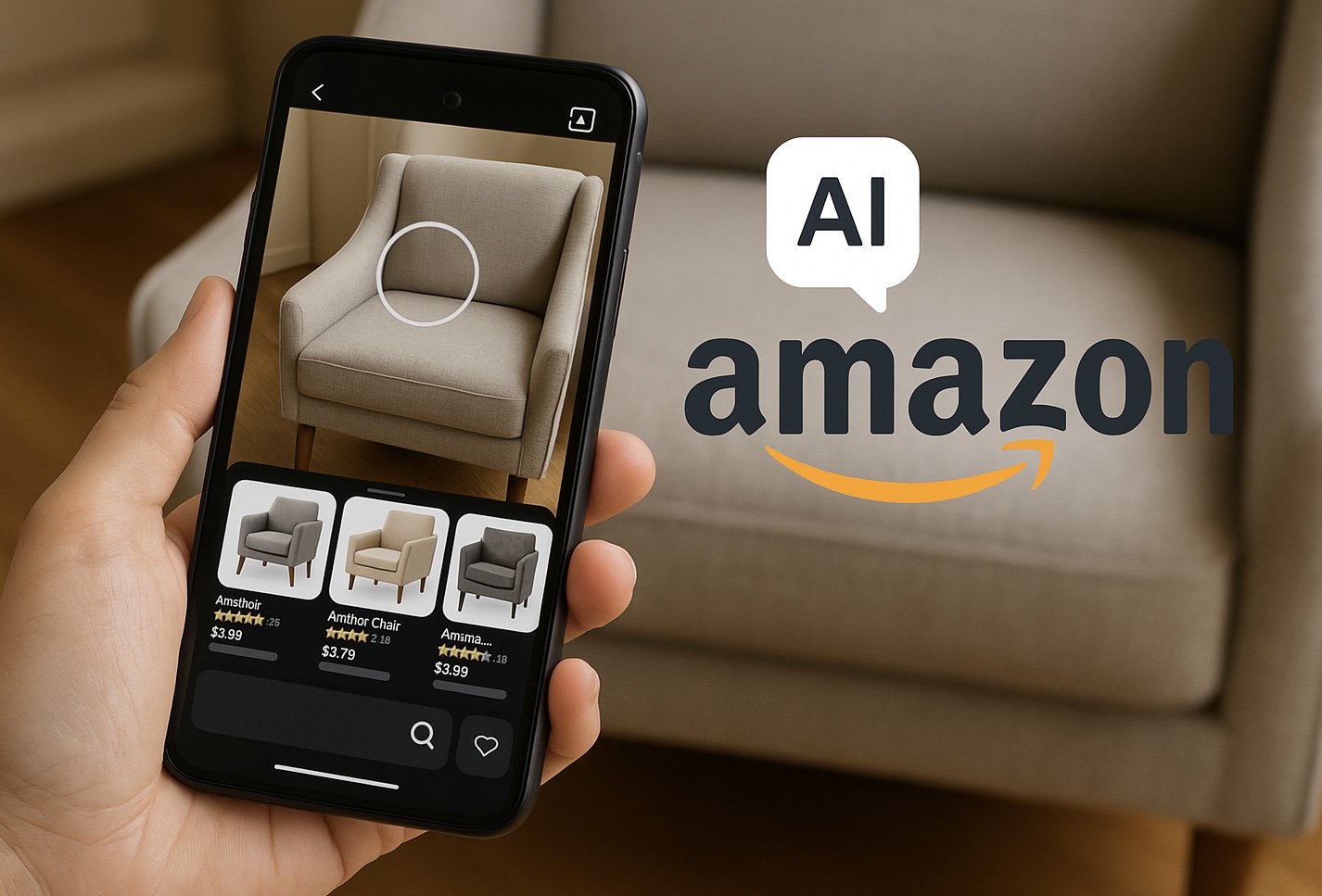 Amazon Lens Live convierte el mundo físico en un escaparate interactivo