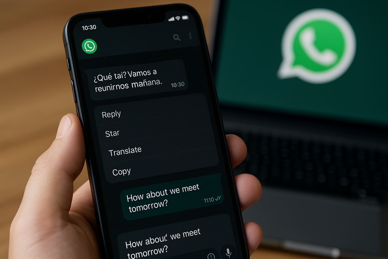 WhatsApp activa la traducción automática con IA
