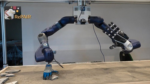 Un robot reconstruye frescos perdidos en Pompeya con inteligencia artificial