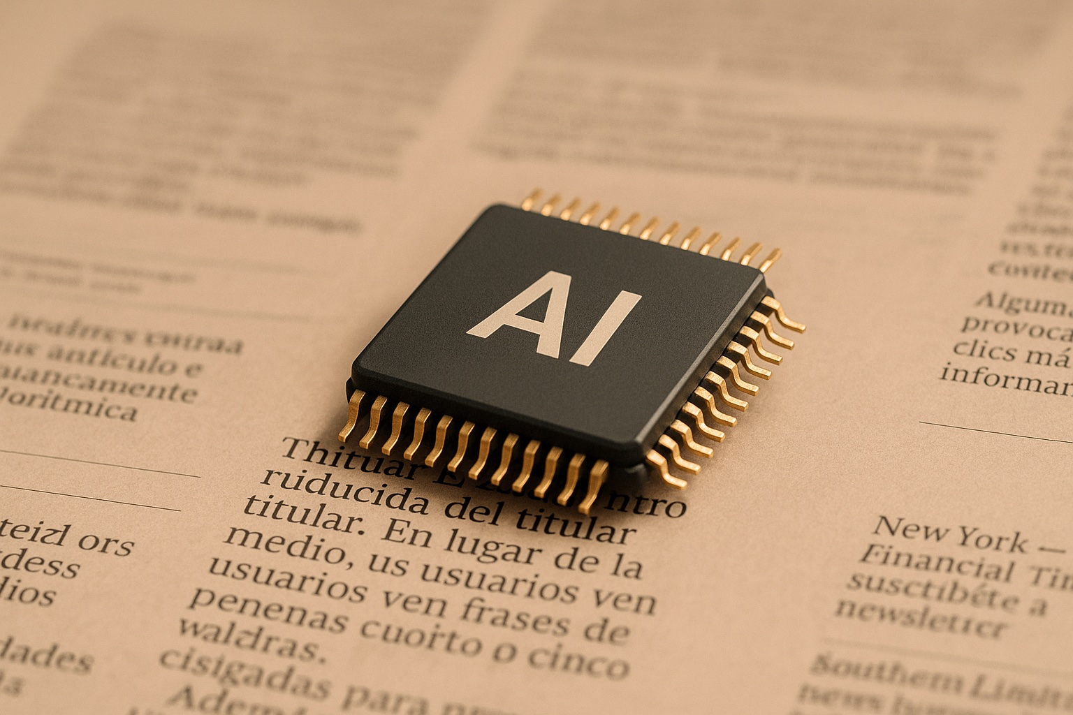 Google sustituye titulares originales por frases generadas por IA