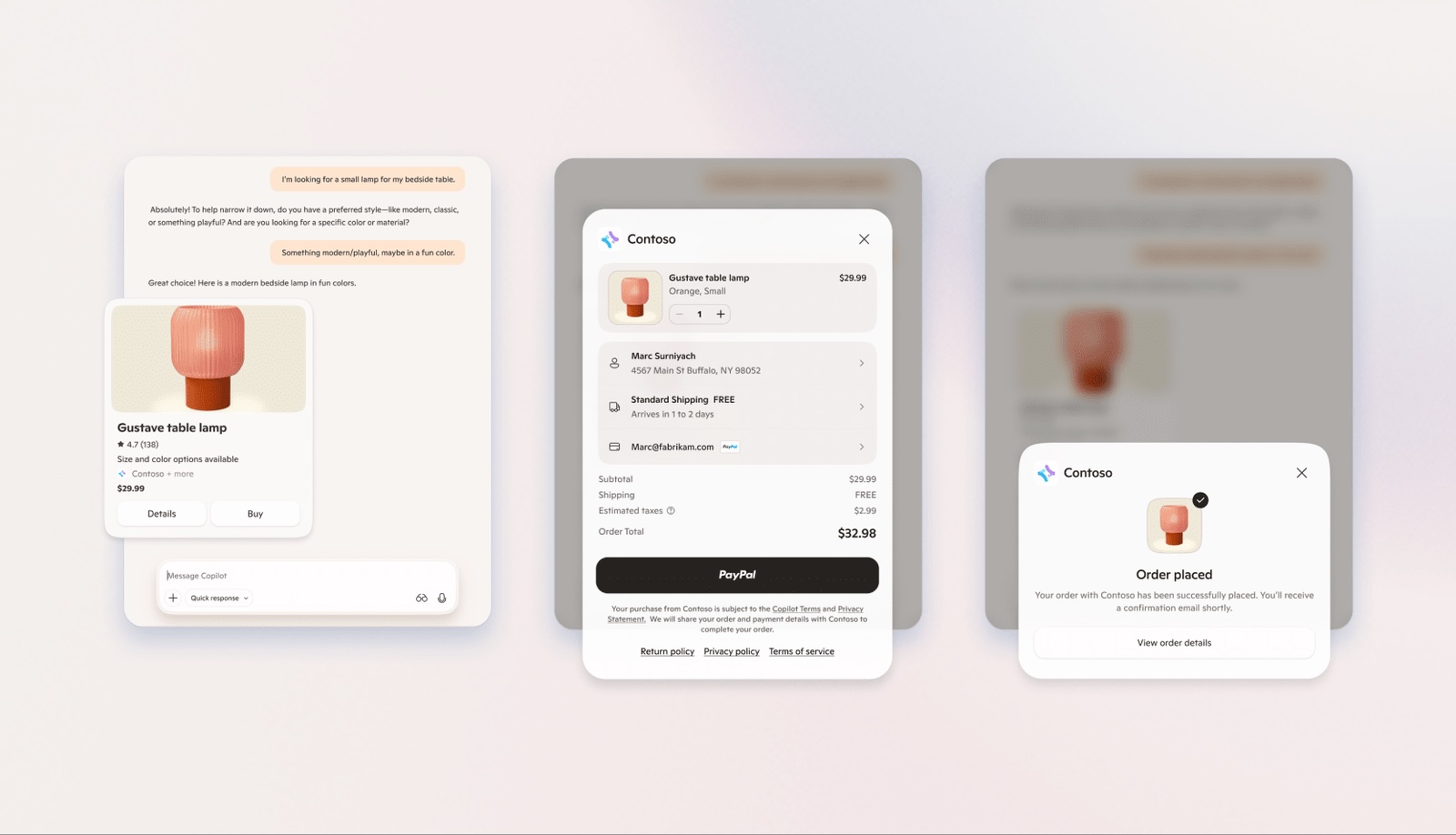 Microsoft lanza compras integradas con Copilot y asistentes de marca