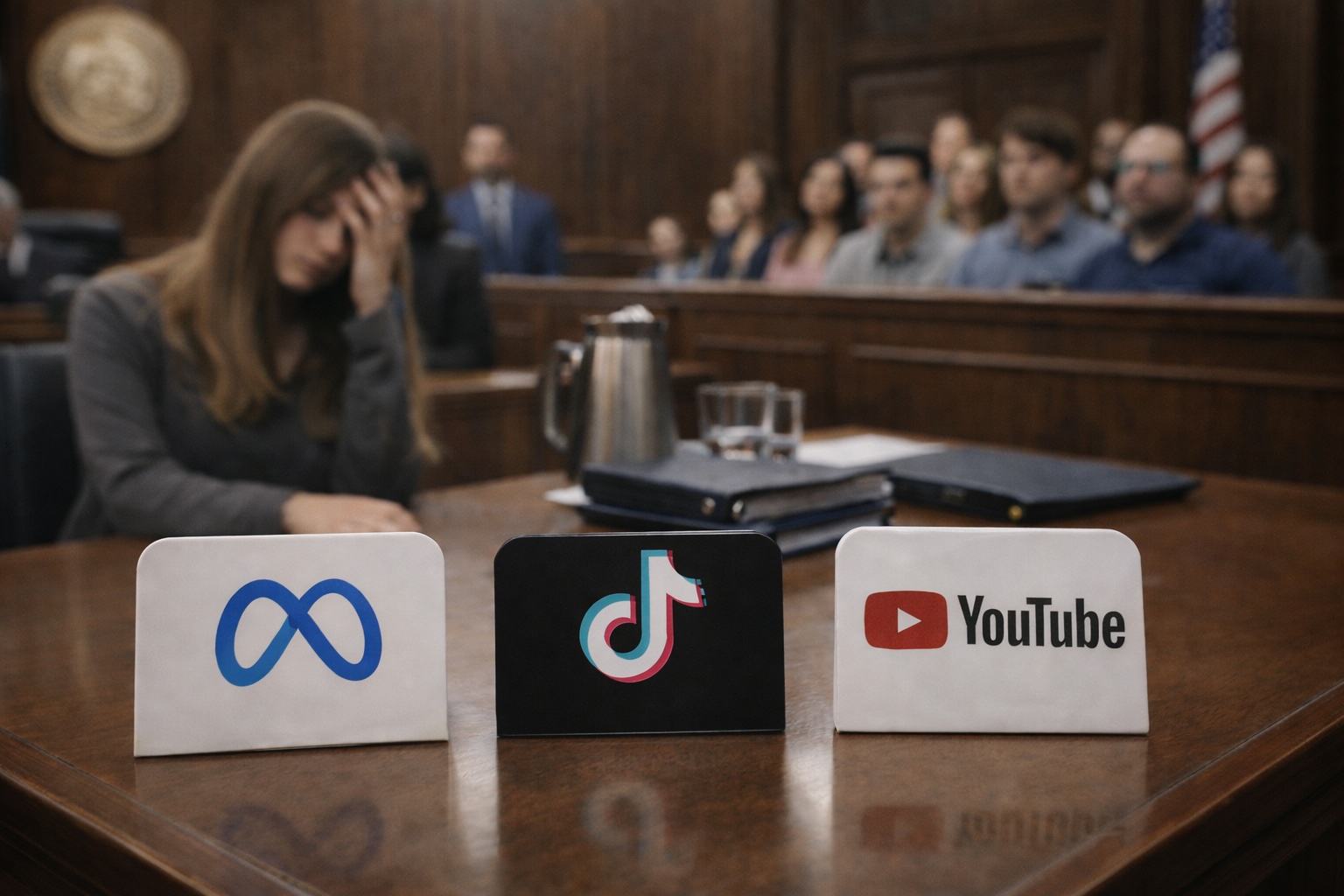 Meta, TikTok y YouTube se enfrentan por primera vez a un juicio por daño psicológico en jóvenes