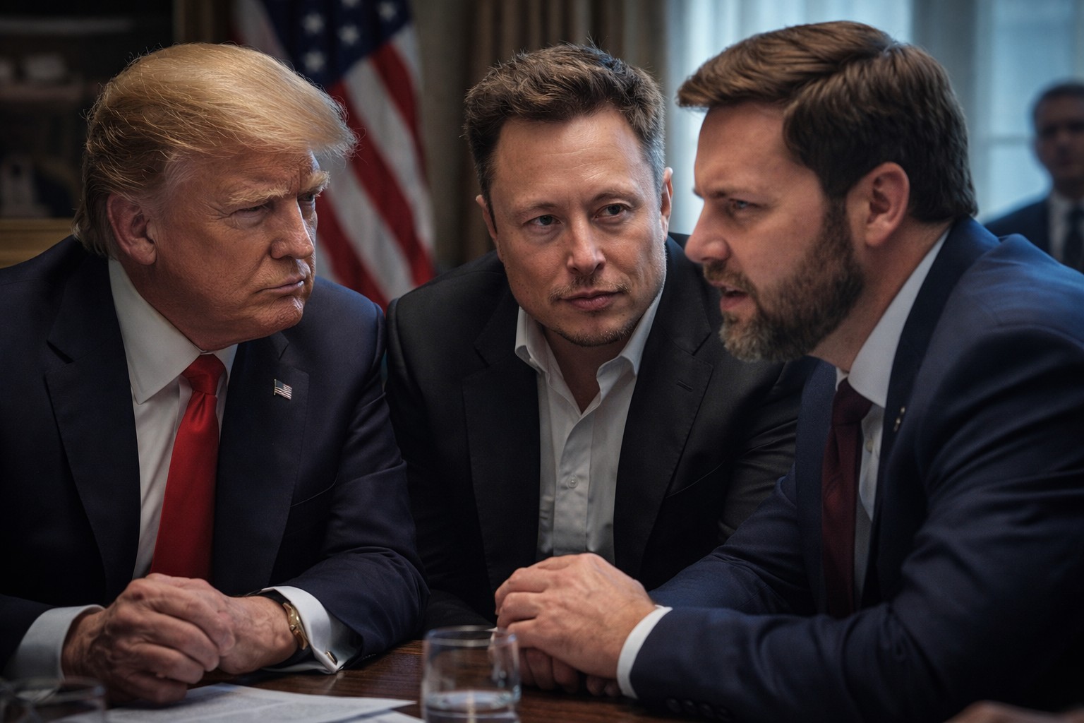 Vance, Musk y Trump: una alianza frágil entre el presidente y el magnate tecnológico