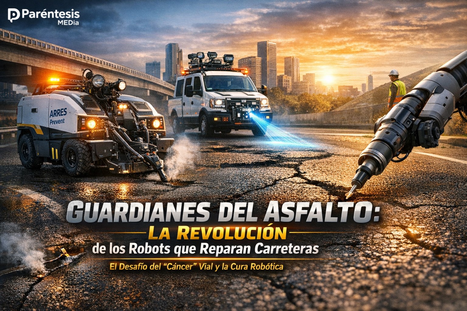 Guardianes del asfalto: La revolución de los robots que reparan carreteras