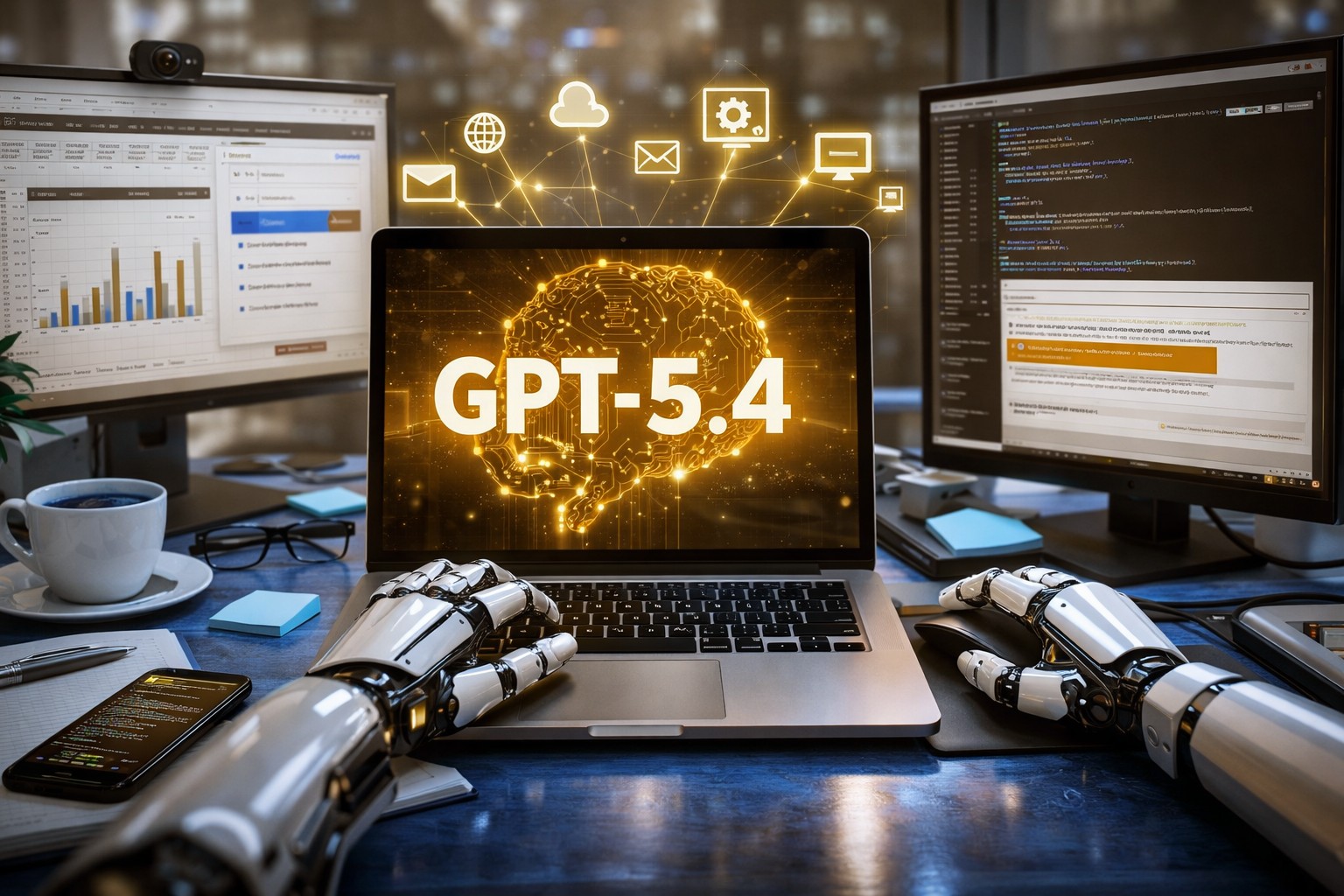 GPT-5.4 llega a ChatGPT, API y Codex: el modelo “frontera” que une razonamiento, código y agentes y controla el ordenador