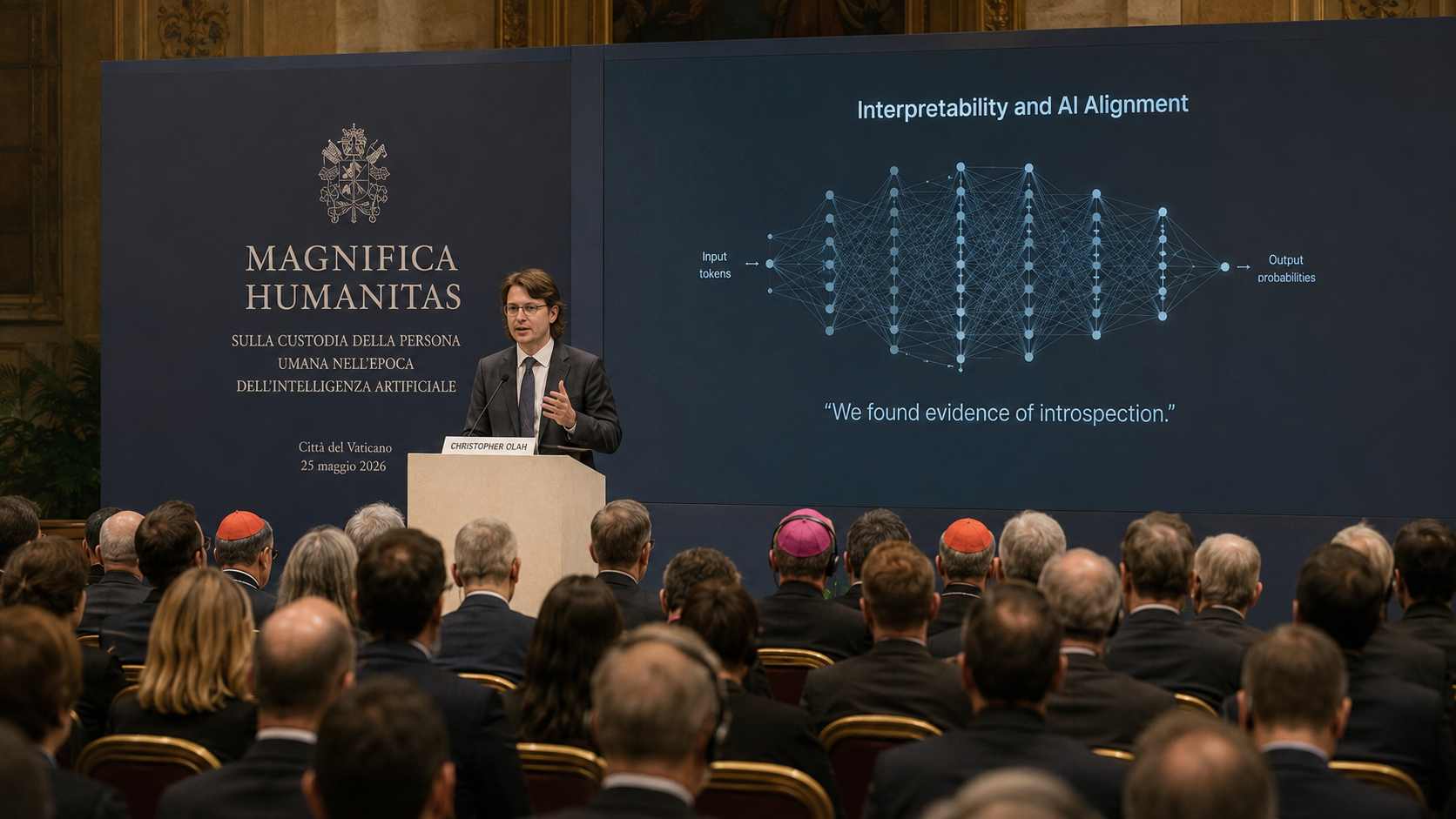 La IA empieza a mirarse por dentro: la advertencia de Christopher Olah en el Vaticano