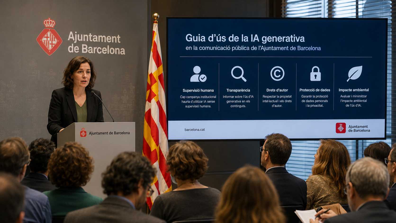 Barcelona pone condiciones a la IA en la comunicación pública