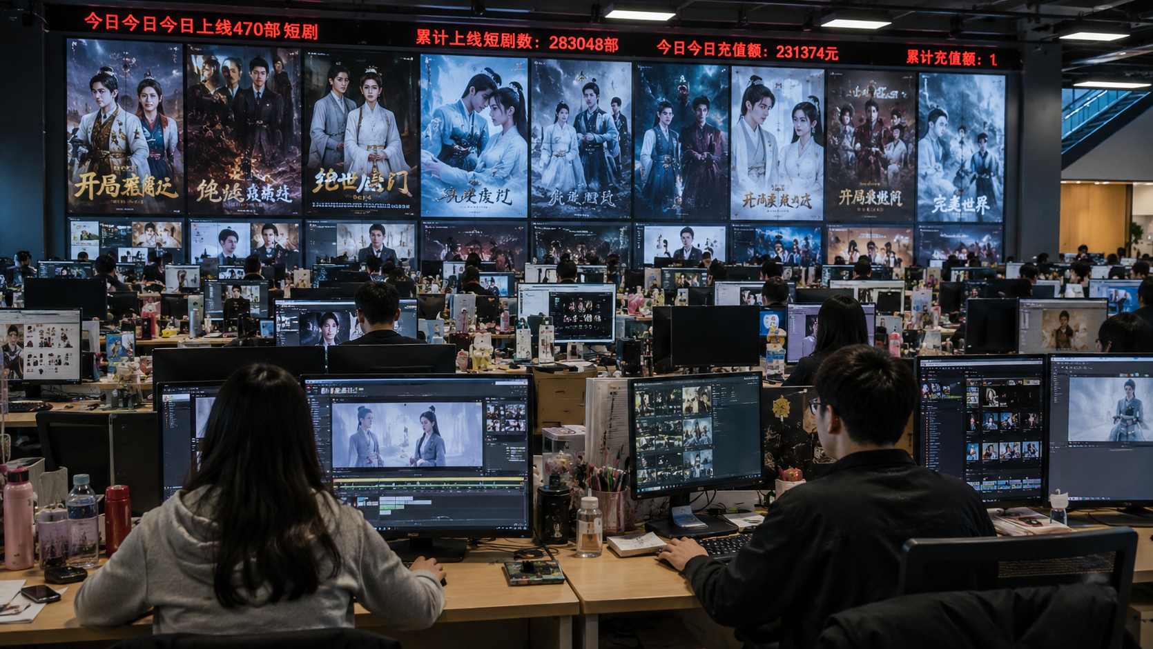 China convierte la ficción en una fábrica de IA: 470 series nuevas al día y casi ninguna llega al público