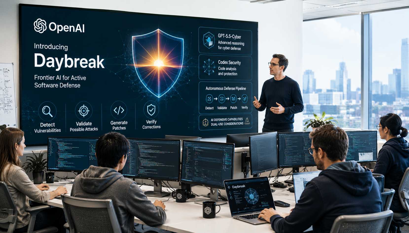 OpenAI responde a Claude Mythos con Daybreak: la IA de frontera entra en la defensa activa del software