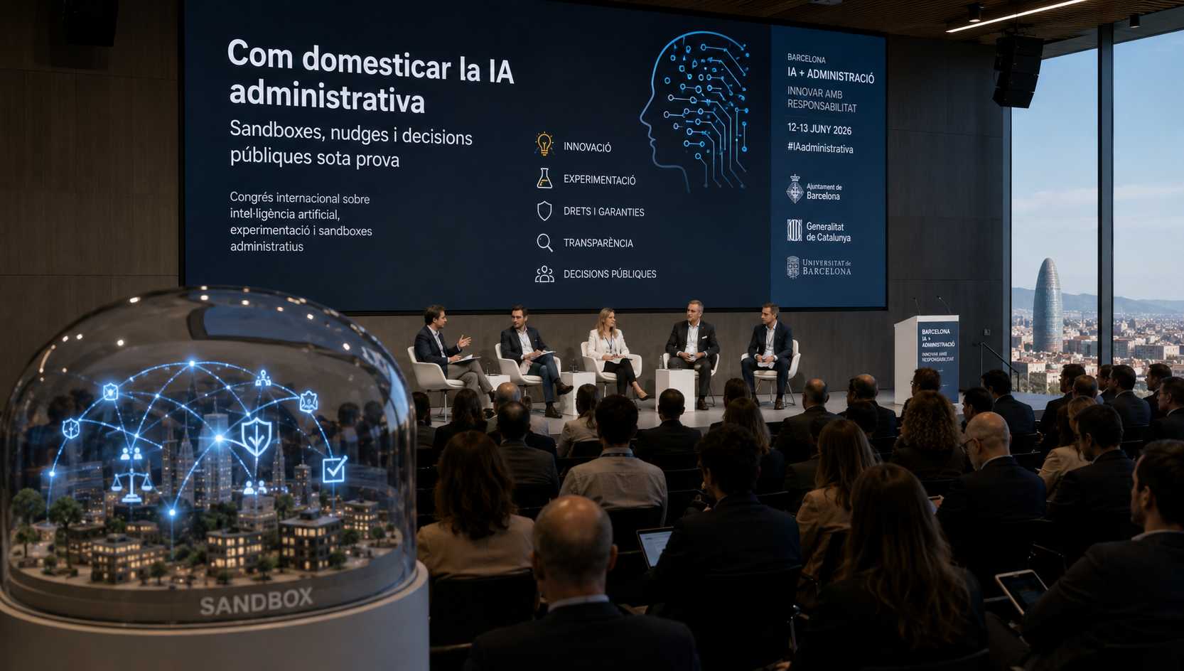 Barcelona debate cómo domesticar la IA administrativa: sandboxes, nudges y decisiones públicas bajo prueba