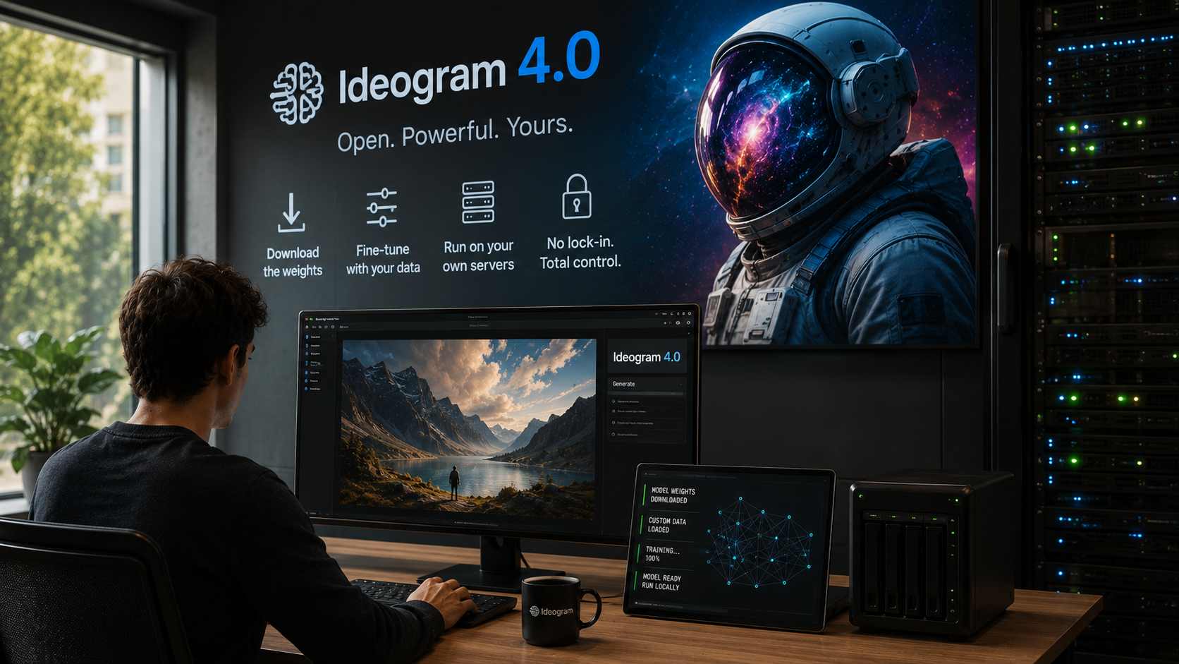 Ideogram 4.0 abre la guerra por la imagen generativa abierta: crear, descargar y entrenar en tus propios servidores