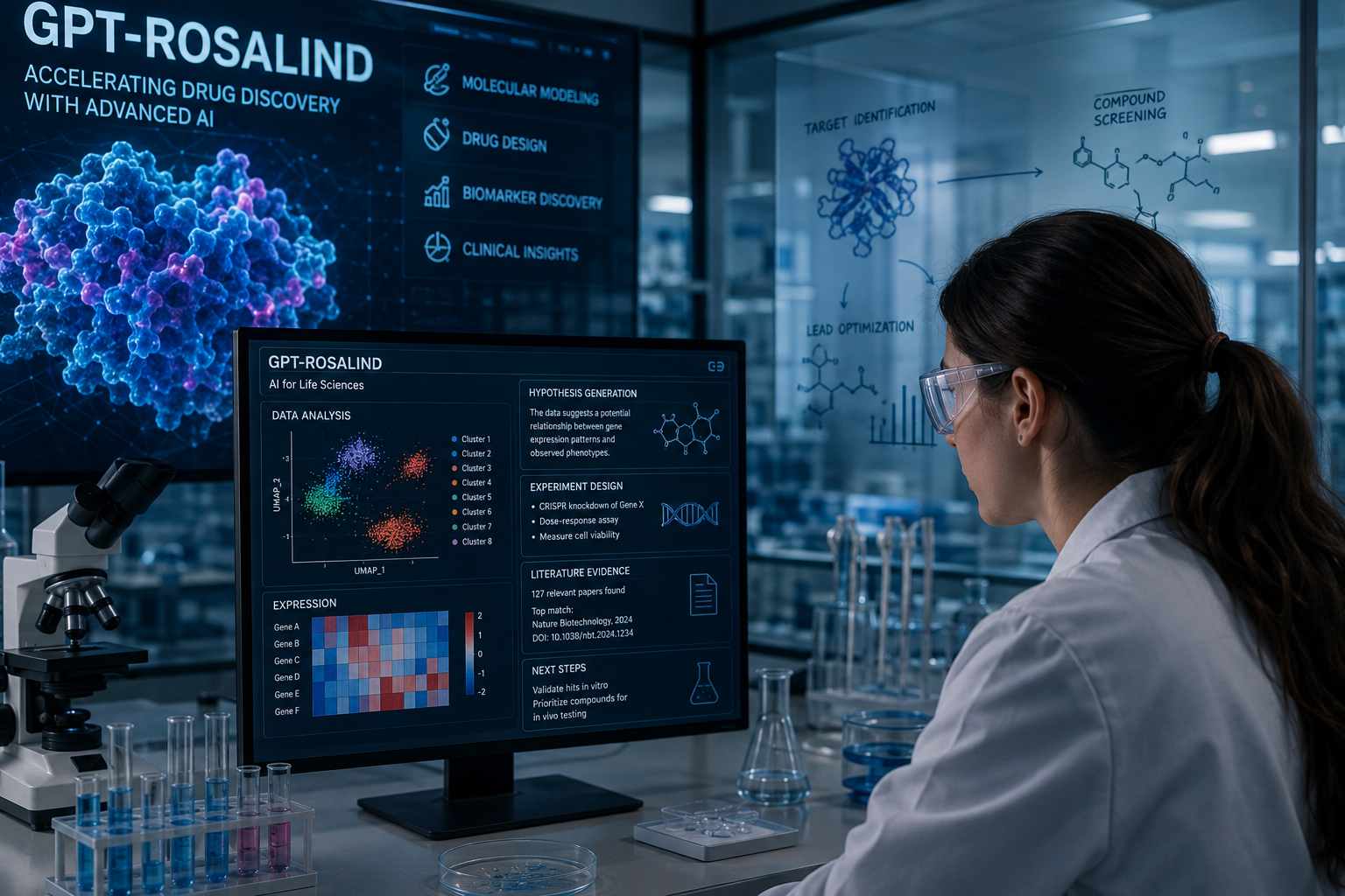 OpenAI lleva GPT-Rosalind al laboratorio: la IA que quiere acelerar el descubrimiento de fármacos