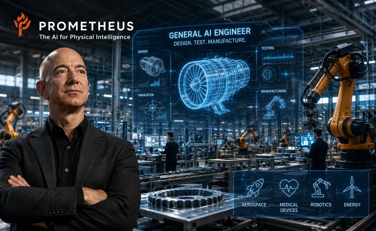 Prometheus quiere convertir la IA en el nuevo motor de la industria física