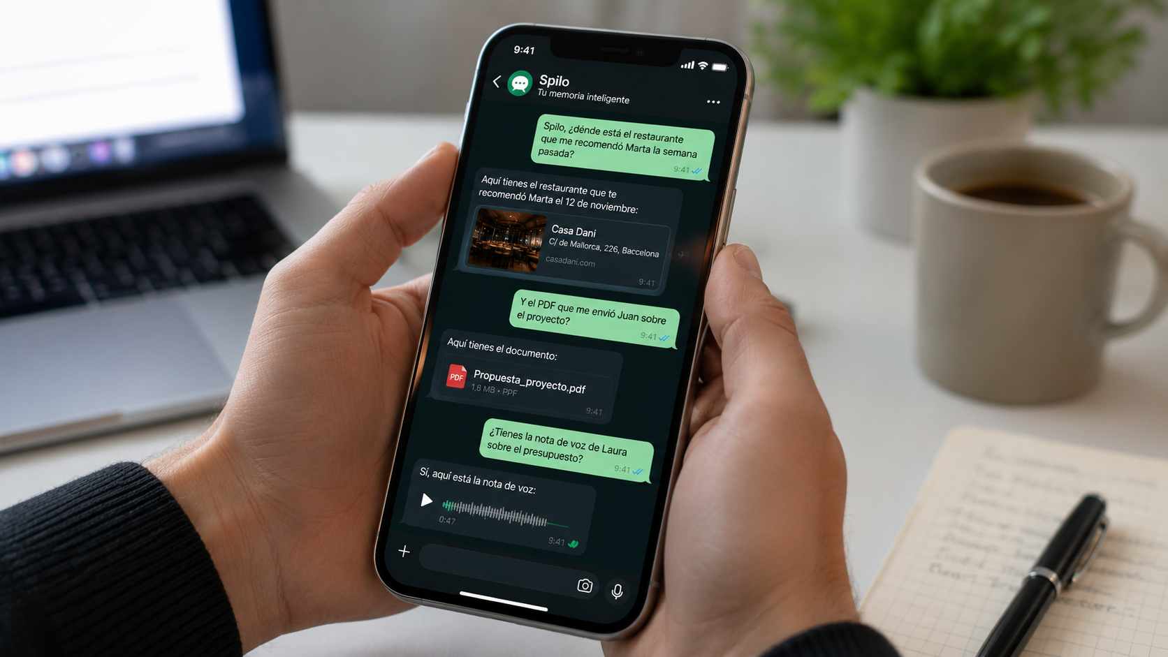 Álvaro Higes quiere convertir WhatsApp en la memoria personal que todos hemos intentado construir sin éxito