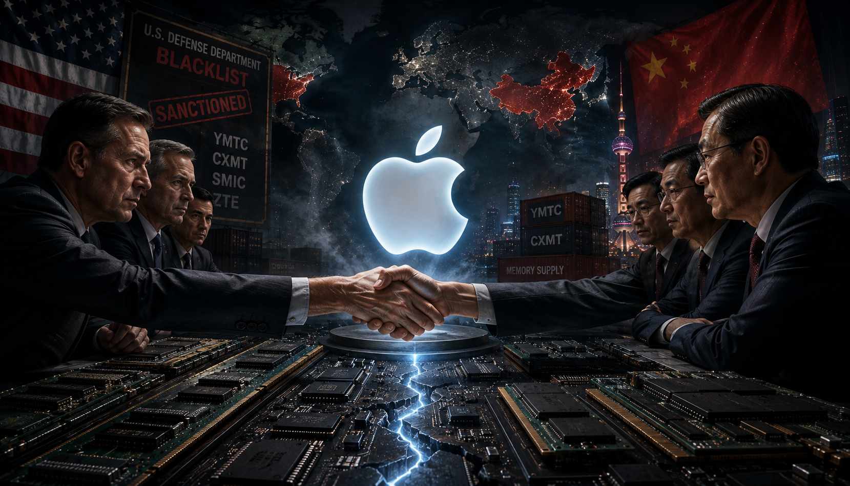 Apple negocia con fabricantes chinos vetados por el Pentágono para esquivar la crisis de memoria