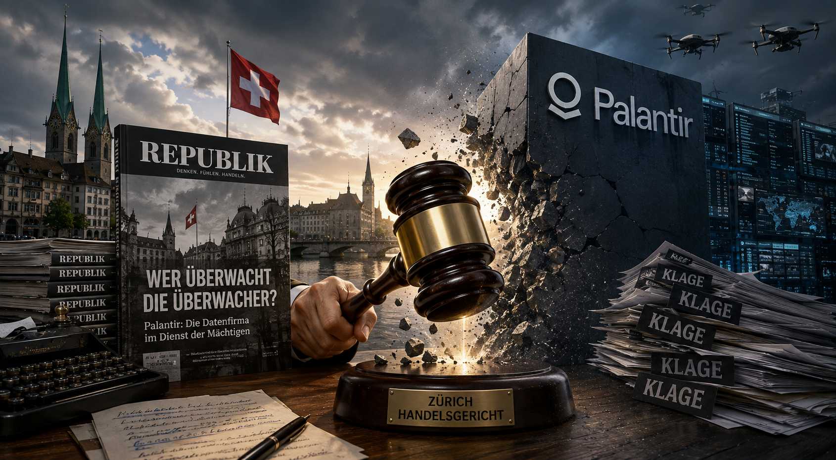 Palantir tropieza en Suiza: una pequeña revista derrota al gigante de los datos