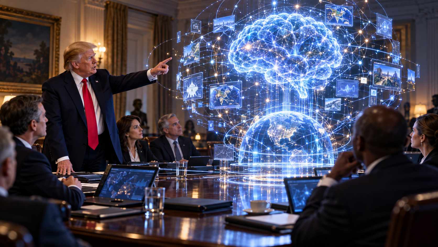 Trump borra la «inteligencia artificial» del lenguaje oficial de Estados Unidos